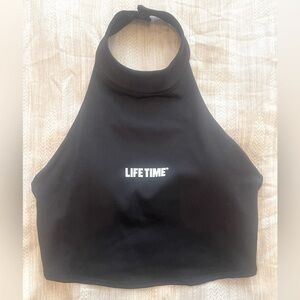 Alo Yoga High-Neck Crop Tank – Life Time Branded | Size S | Rare & Super Cute!